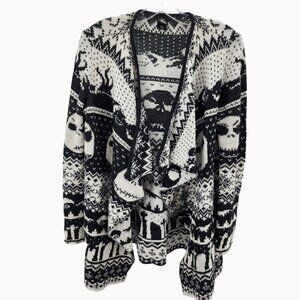 Disney Nightmare Before Christmas Cardigan S Jack Skellington Knit Sweater